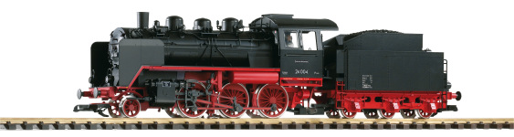PIKO 37222 - G - Dampflok BR 24 der DR; Ep. III (inkl. Dampf)